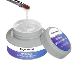 Finger Secret clear builder gel 2oz for long-lasting nail extensions