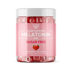 FIOR Melatonin Gummies Sugar Free Strawberry - 120-count bottle