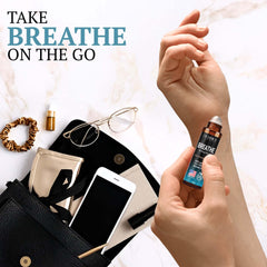 Travel-friendly Breathe roll-on compact for on-the-go aromatherapy
