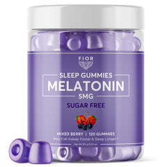 FIOR Sugar Free Sleep Gummies bottle front
