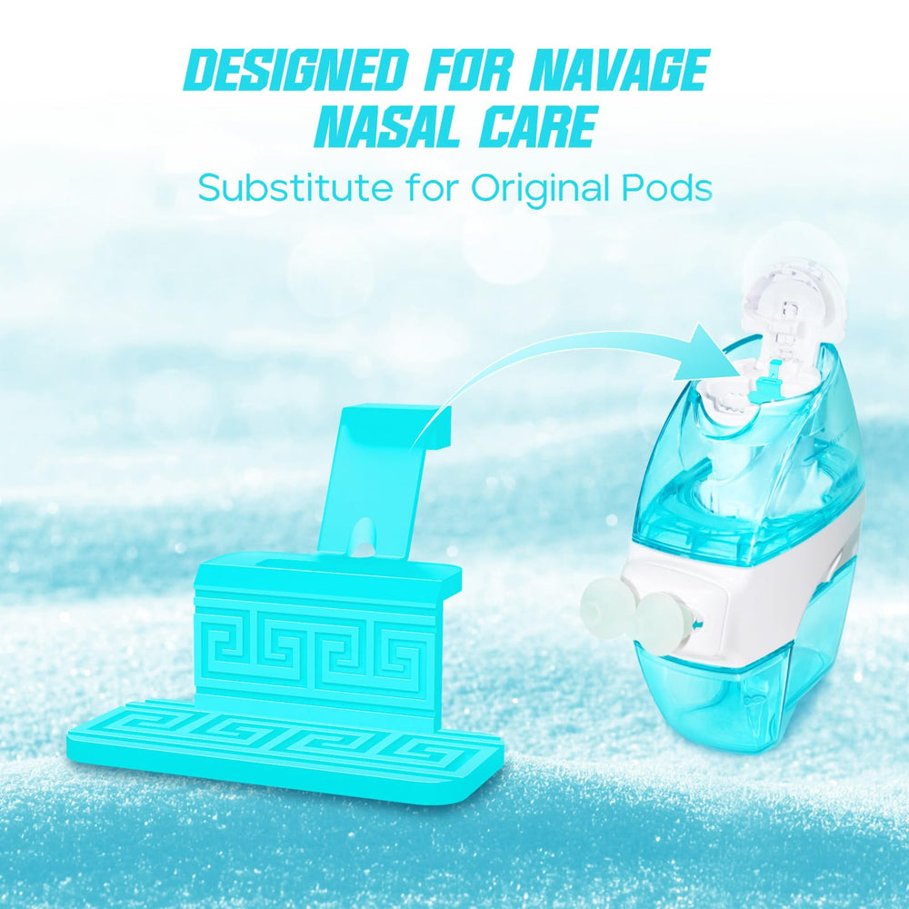 FireAnt Navage-compatible silicone pod refill pack white highlights durable material and reuse.