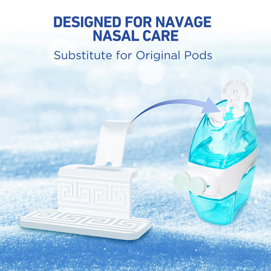 FireAnt Navage compatible silicone pod refills, reusable and mess-free.
