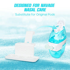 FireAnt Navage-compat pod refills close-up emphasizes durable silicone and safe materials for daily use.