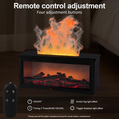 Compact matte black diffuser silhouette on a shelf