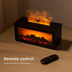 Remote control for fireplace diffuser