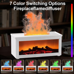 Remote control for fireplace diffuser showing timer settings