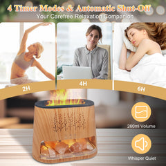 8-color LED ambient lighting on diffuser