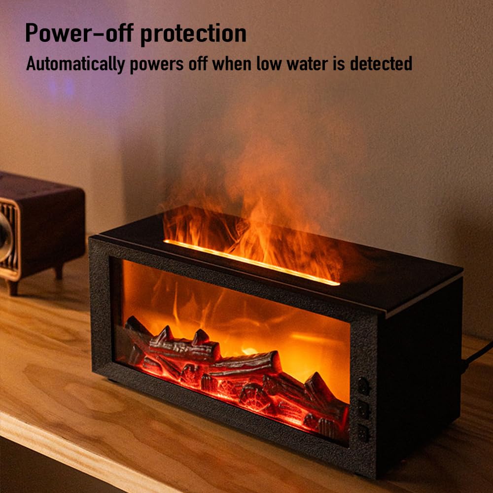 Remote control for diffuser and LED flame light