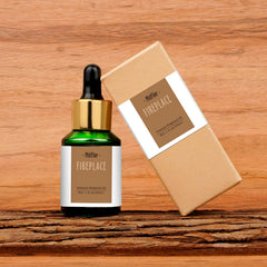 Amber and clove notes in fireplace fragrance oil
