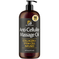 Firming Body Massage Oil bottle 16oz with Collagen and Stem Cells