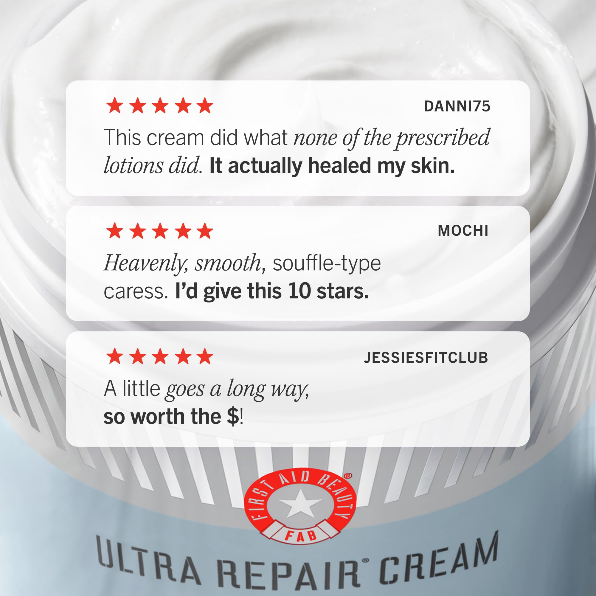 Emballage recyclable de Ultra Repair Cream et respectueux de l’environnement.