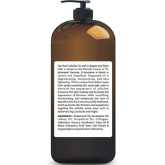 Packaging of First Botany Anti-Cellulite Massage Oil 8 oz