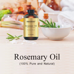 Rosemary essential oil for cosmetic care and massage use