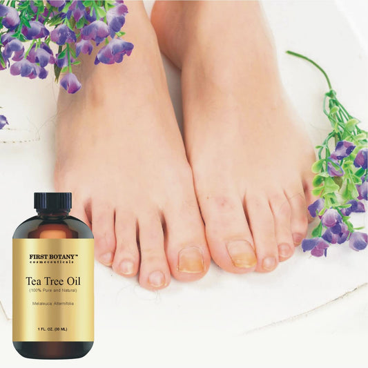 Label detail of First Botany Tea Tree Oil 1 oz
