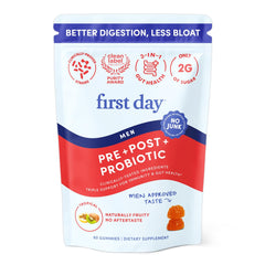 Bottle of First Day 3-in-1 Probiotics for Men