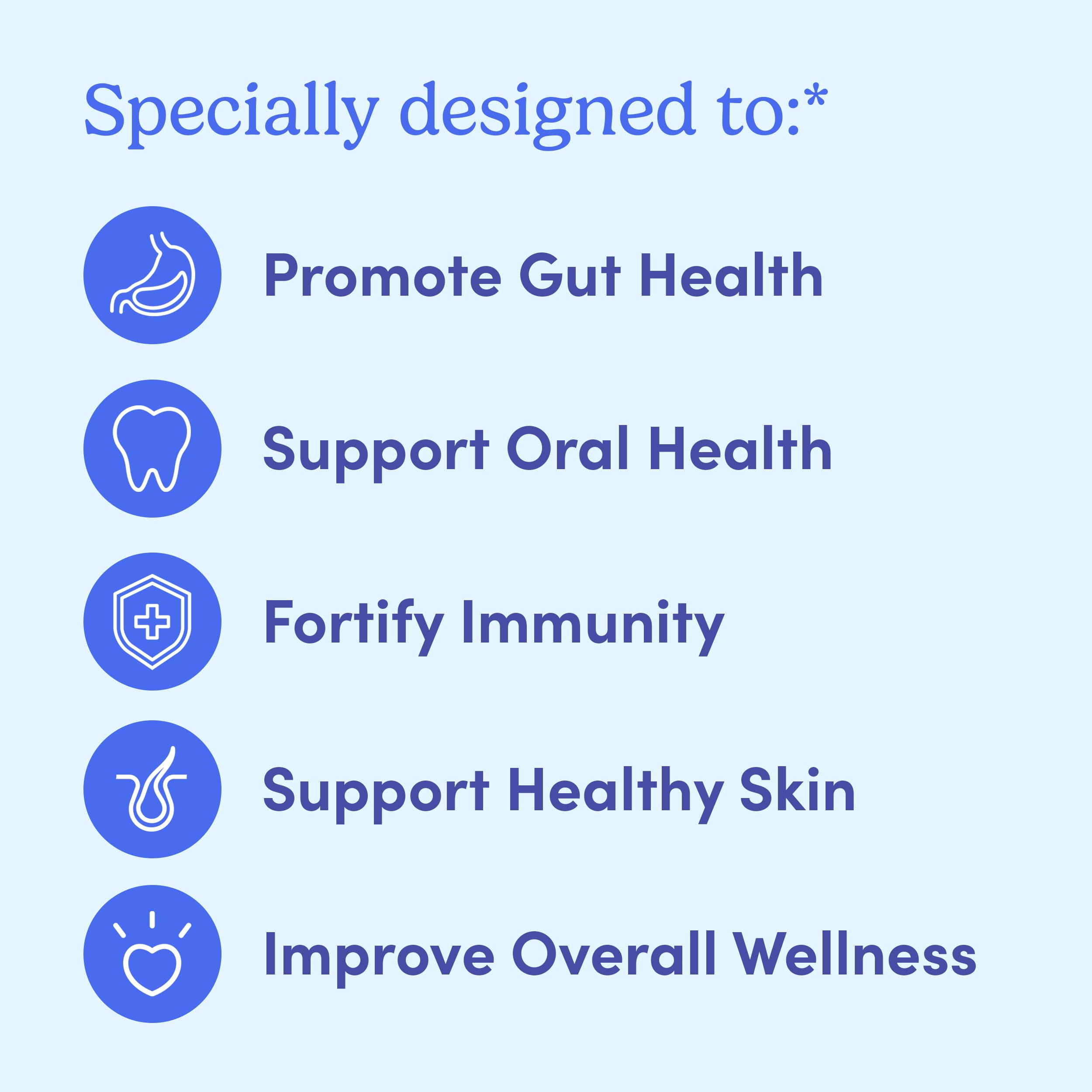 Tropical-flavor probiotic gummies for men's health