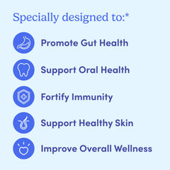 Tropical-flavor probiotic gummies for men's health