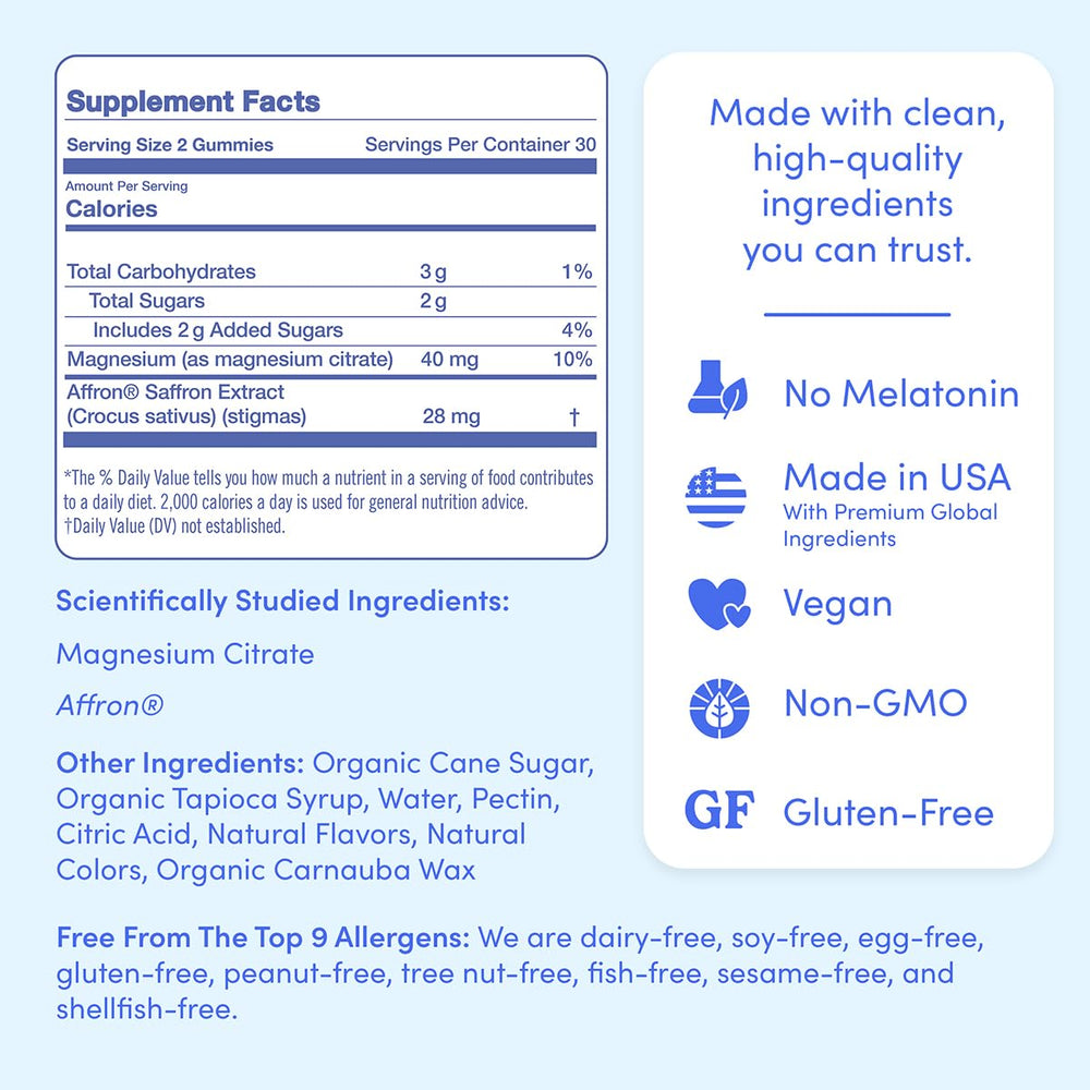 First Day Teens’ Nighttime Reset natural flavors closeup conveys kid-friendly taste.