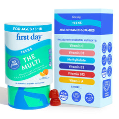 Packaging for First Day Teens vitamins