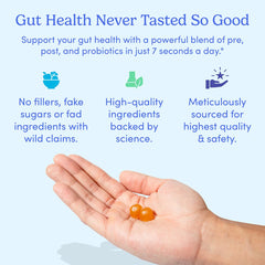 Clinically studied probiotic strains in a men’s tribiotic blend
