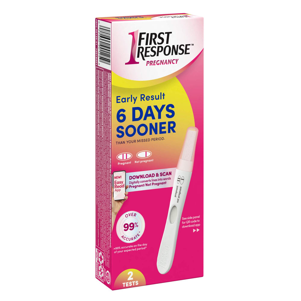Test cartridge and packaging – First Response