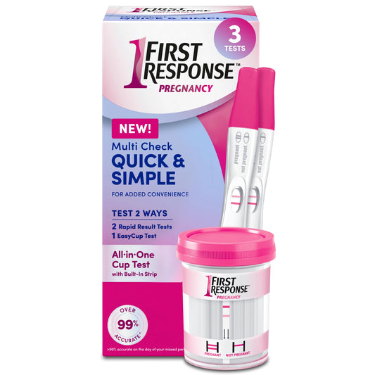 First Response Multi Check kit displayed on a white background