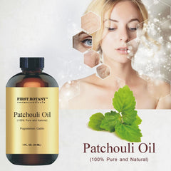 Patchouli oil used in aromatherapy blends from First Botany