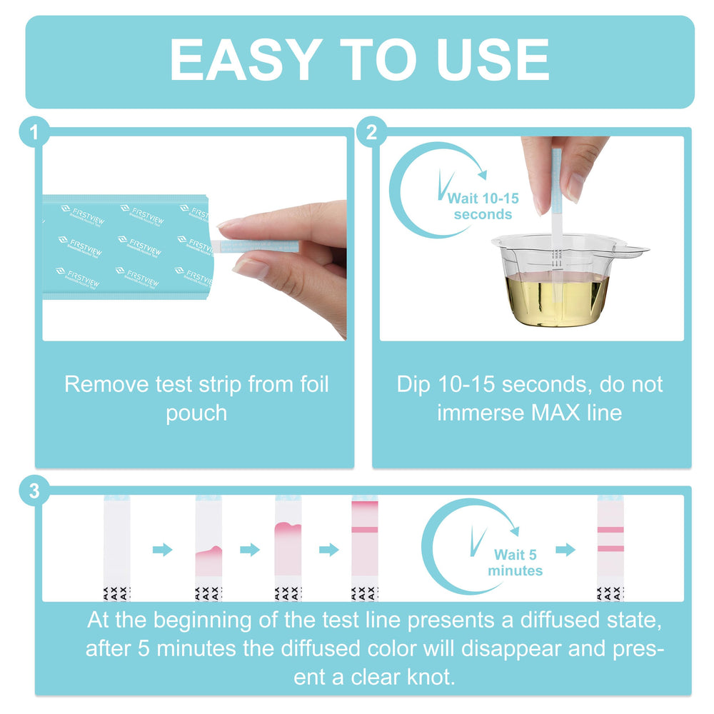 Dip the test strip into urine as part of usage instructions