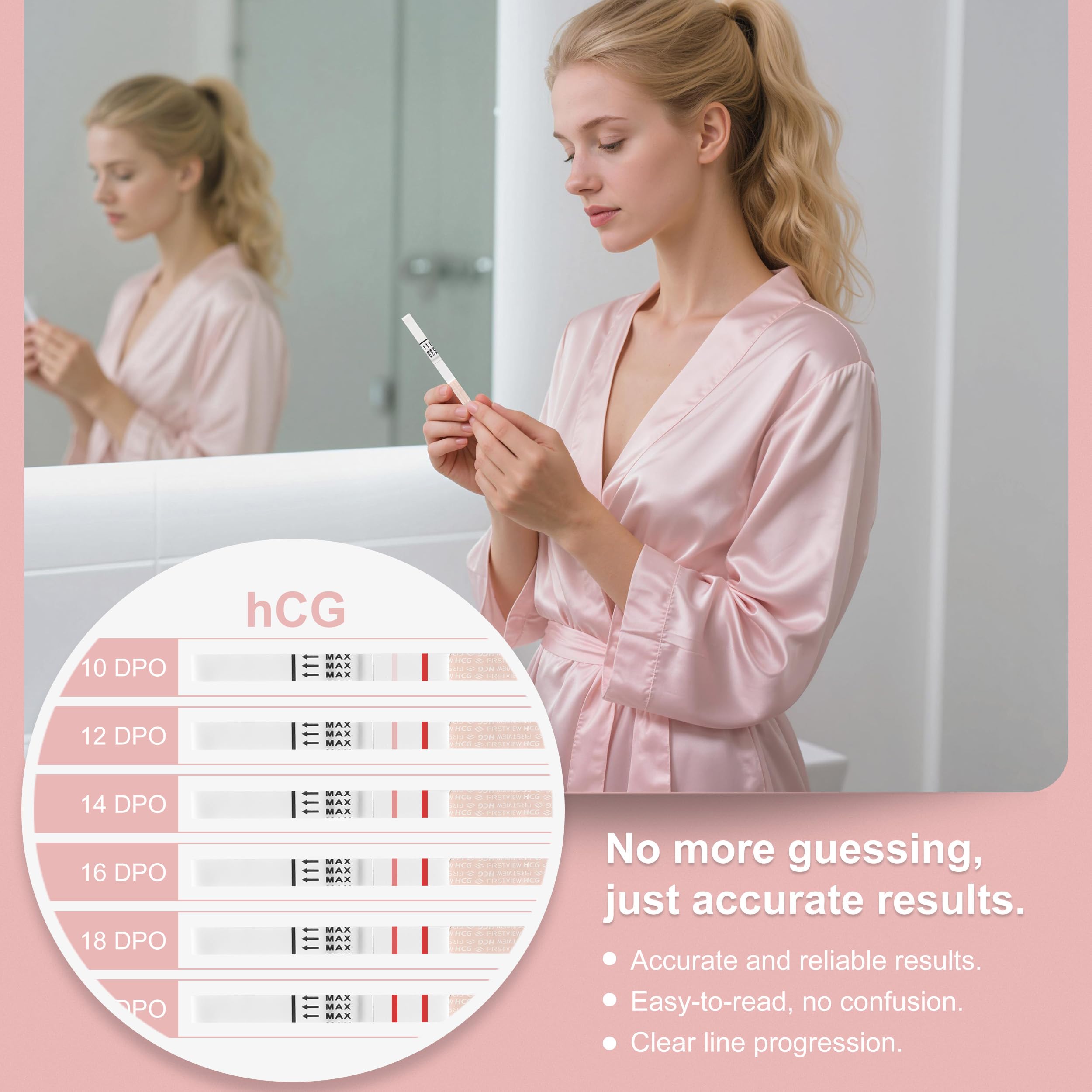 One line indicates not pregnant on the test strip