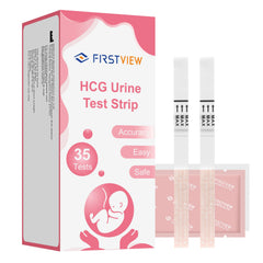 Discreet at-home pregnancy testing concept with FIRSTVIEW