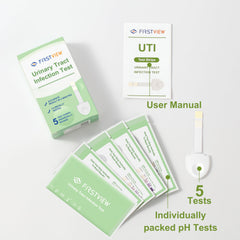 Individually foil-wrapped UTI test strips