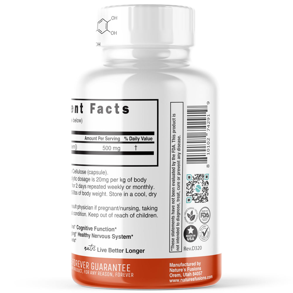 Capsules of Nutri Fisetin 500mg