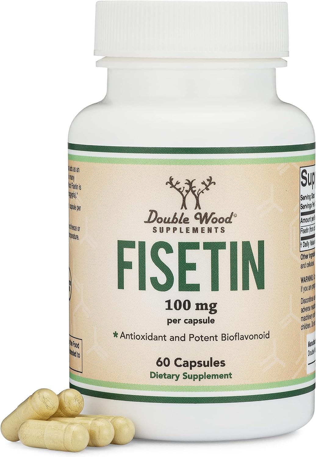 Globally sourced ingredients badge for Fisetin supplement