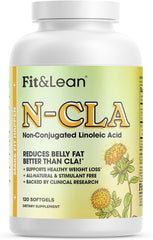Fit & Lean N-CLA bottle label with product name