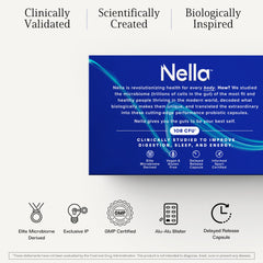 FITBIOMICS Nella glass with pills implies easy daily intake with water.