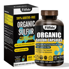 Front view of Fitfido MSM Capsules bottle