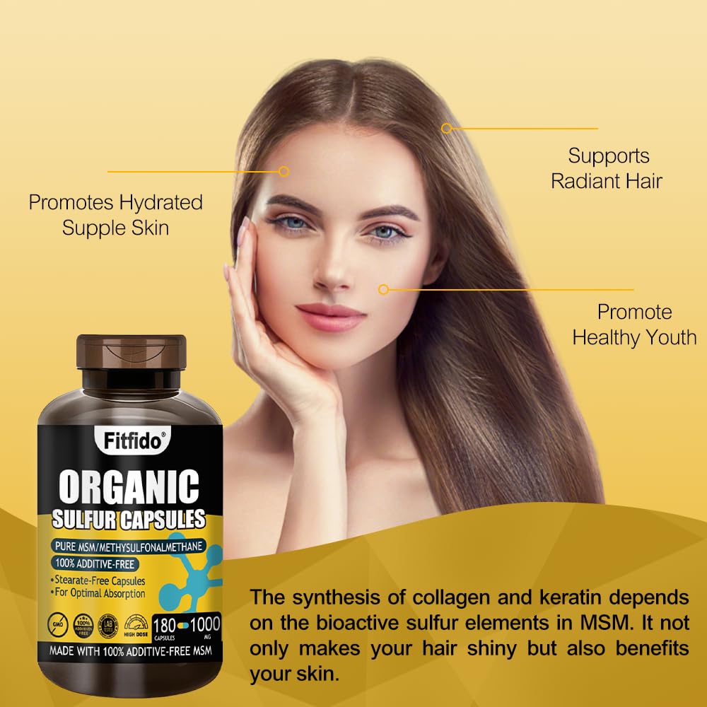 Close-up of MSM capsules highlighting purity and ingredients
