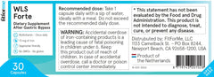 Label emphasizing gastric bypass nutrition on packaging