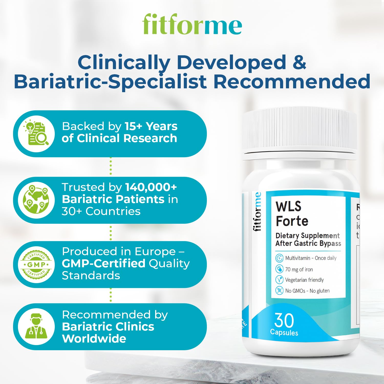 Fast-dissolving capsule for FitForMe bariatric multivitamin