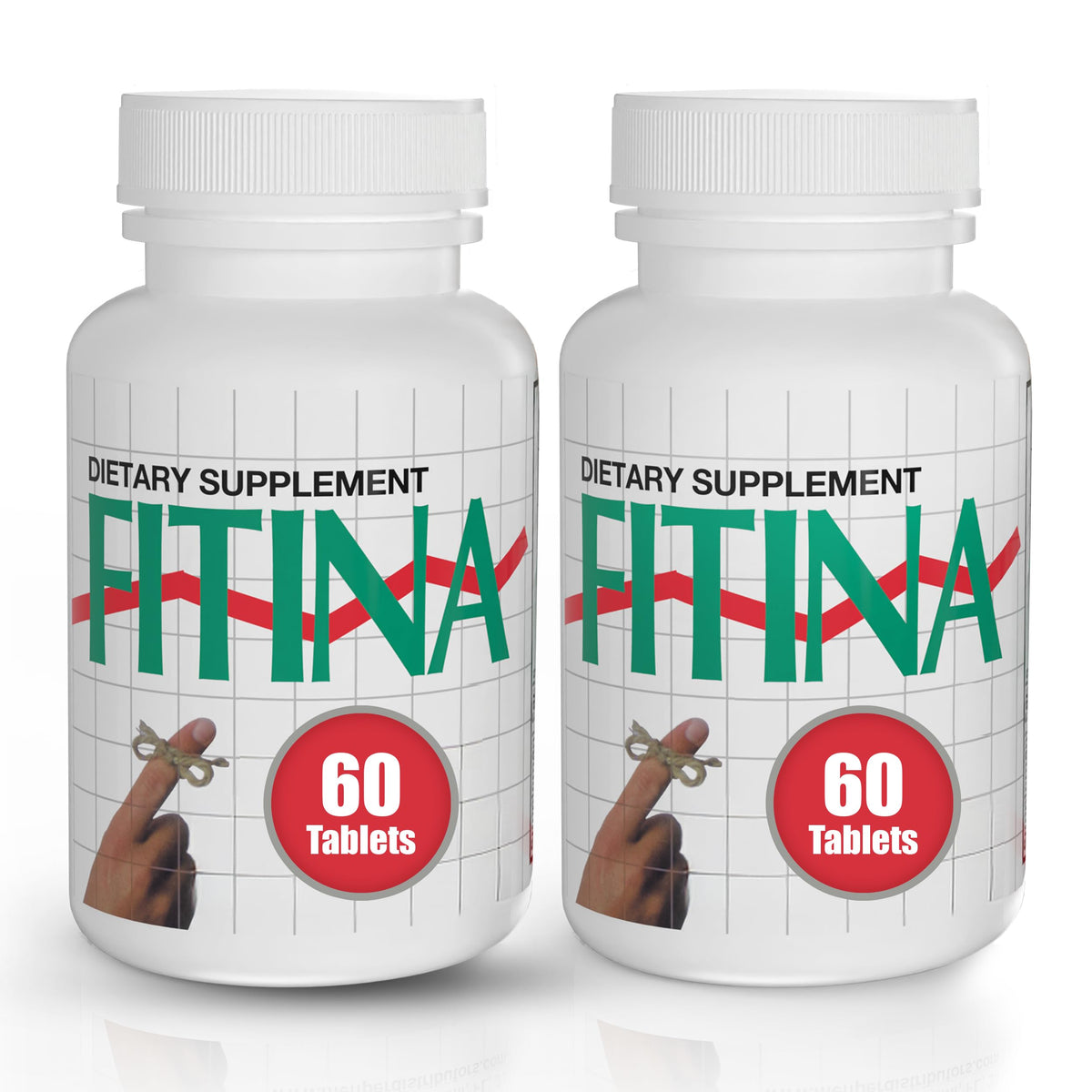 Fitina Brain Supplement bottle with 60 tablets - front view