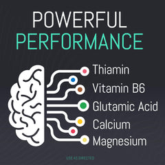 Concept image illustrating memory and focus boost