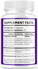 FitJaro supplement facts label