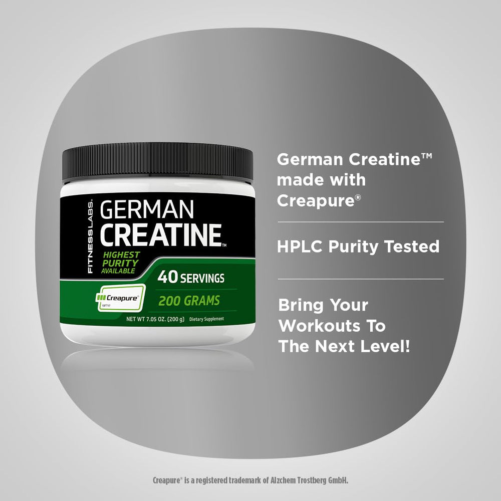 Creapure monohydrate graphic for Fitness Labs Creatine Powder