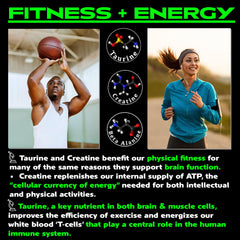 Person lifting weights to symbolize physical fitness