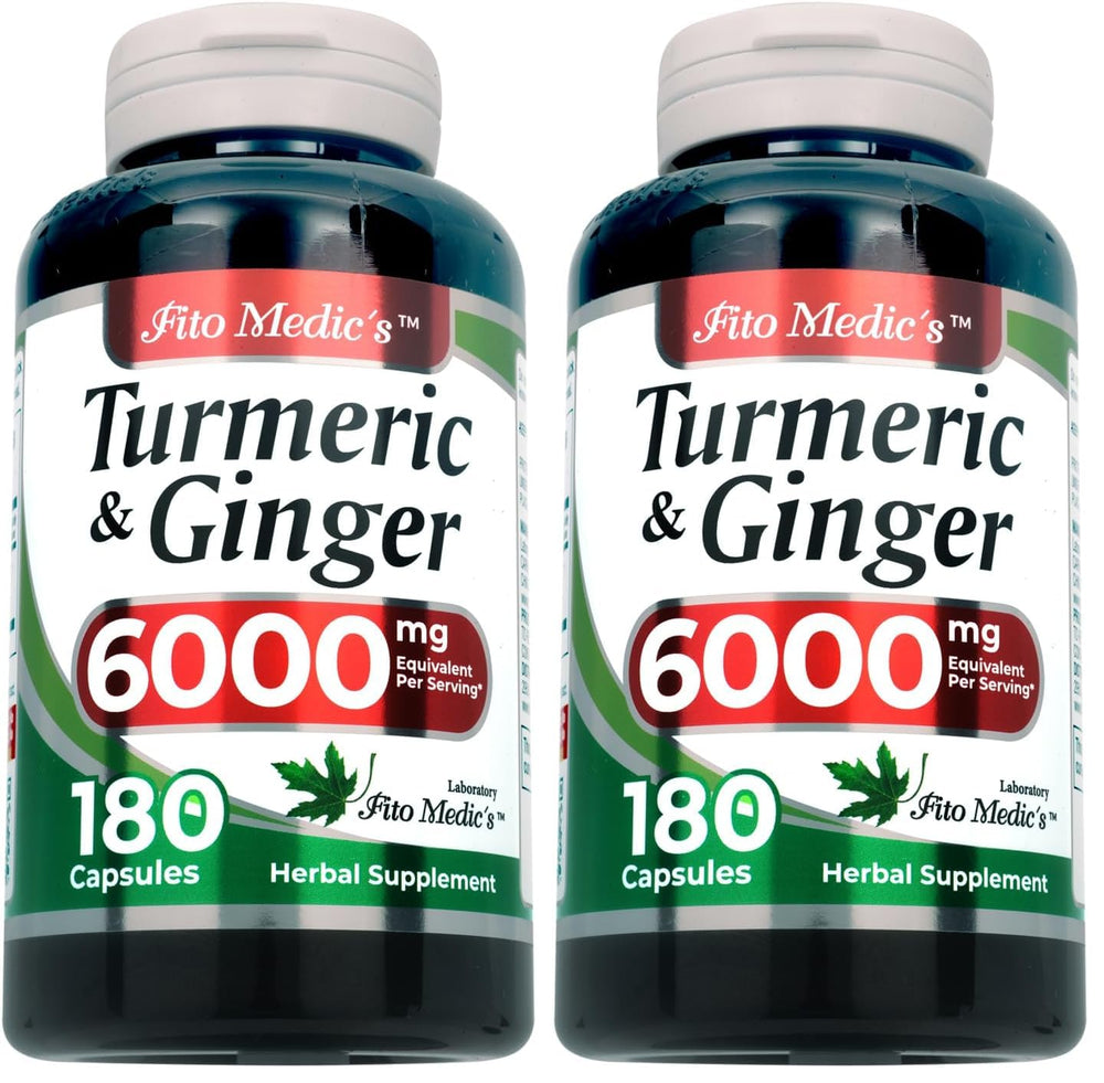 FITO MEDIC'S Lab turmeric and ginger supplement bottle front