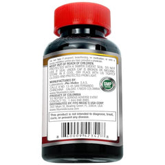 Close-up of garlic oil bottle and Odorless Garlic Oil