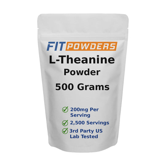 500g bulk L-Theanine powder with scoop included