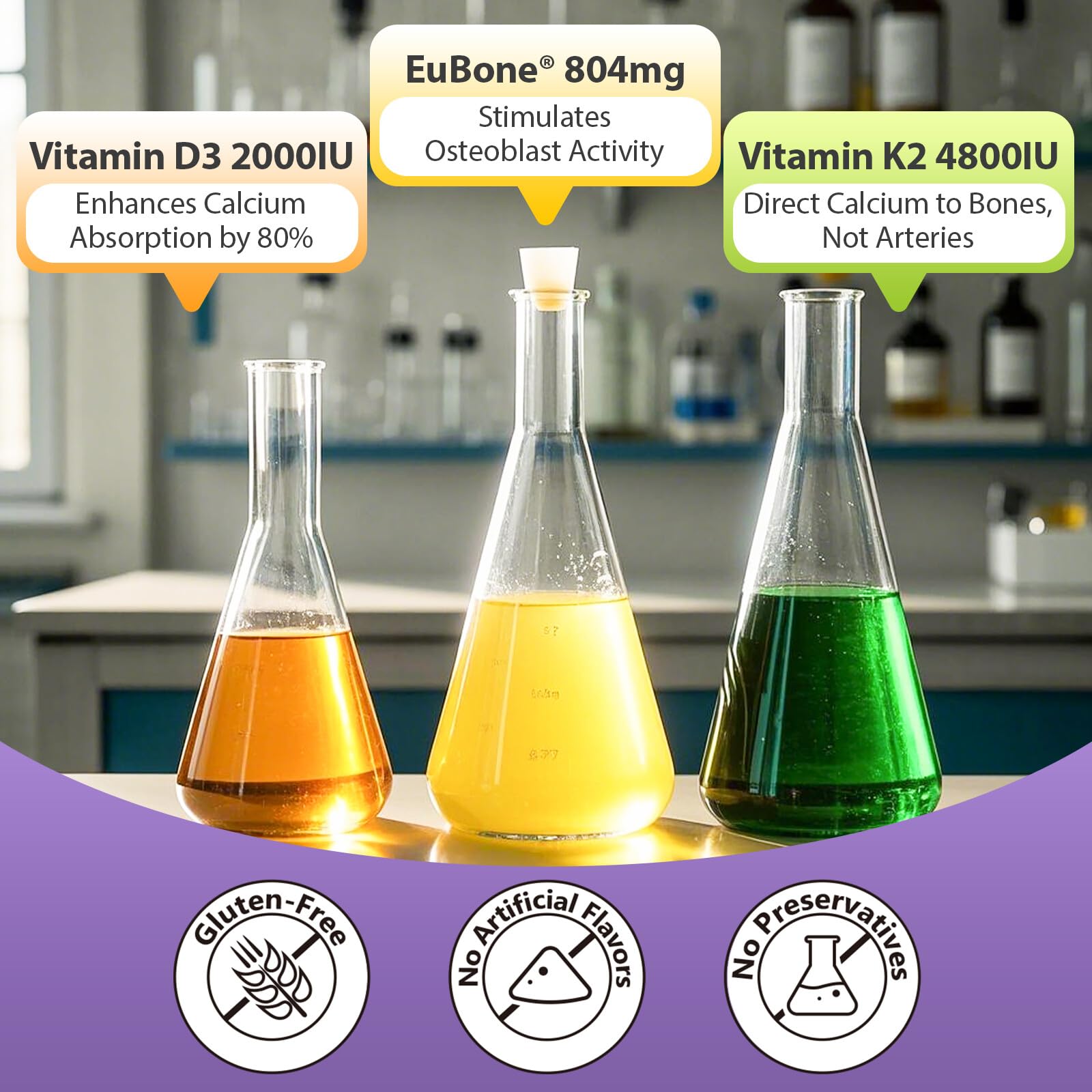 Bottle label indicating 30 servings