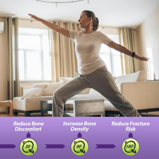 Illustration of bone density and bone health