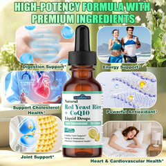 5-in-1 cholesterol support drops label